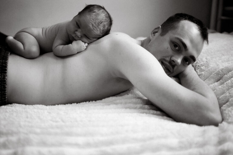 Domowa sesja noworodka