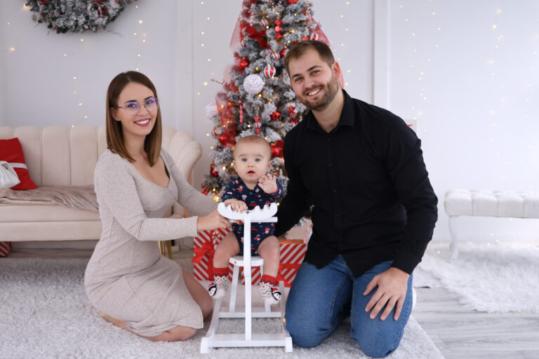 Bożonarodzeniowa sesja rodzinna